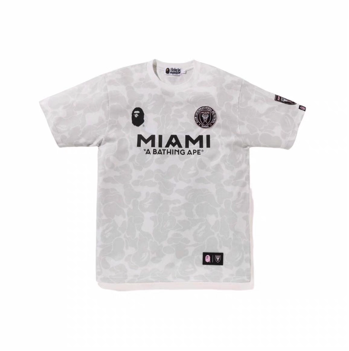BAPE Miami Pink Black Short Sleeve T-Shirt