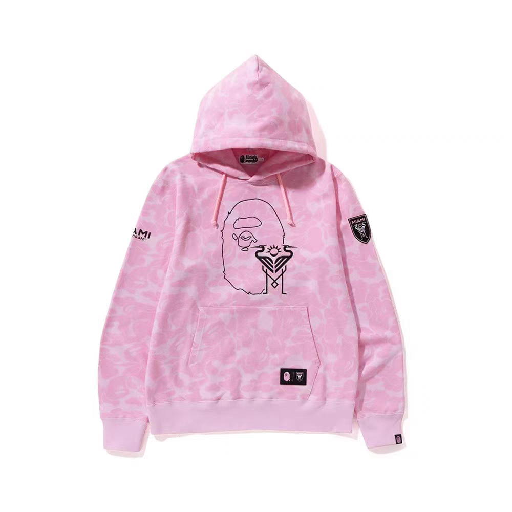 BAPE Miami Pink Black Short Sleeve T-Shirt