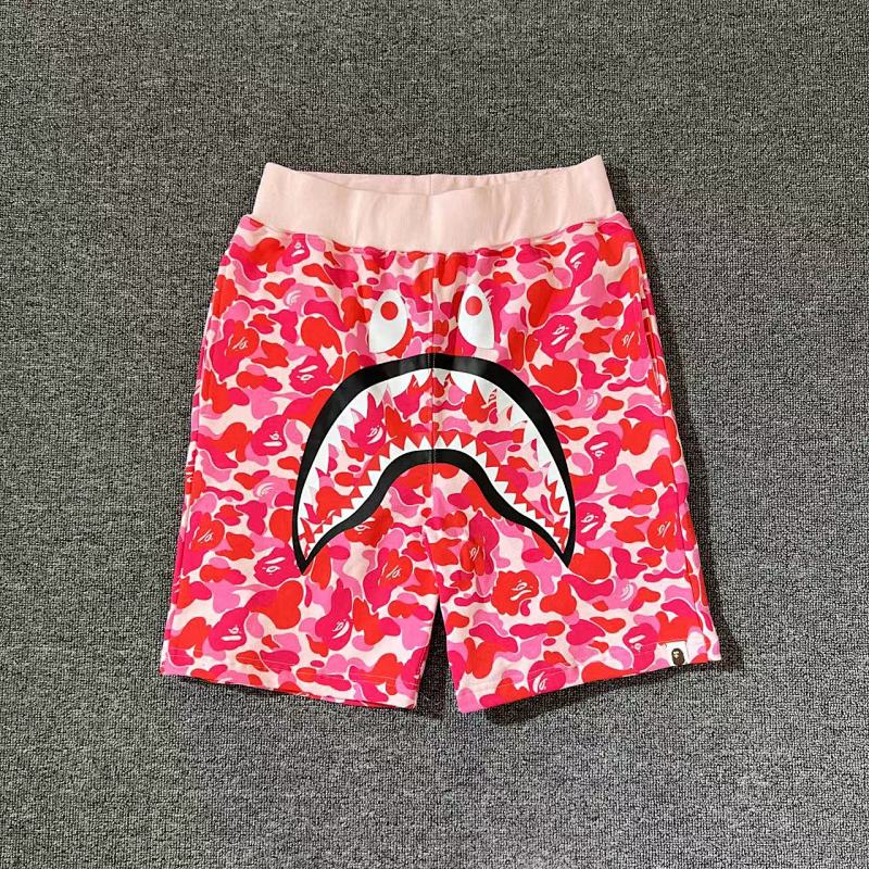 BAPE Pink Blue Short Sleeve T-Shirt Style 8002