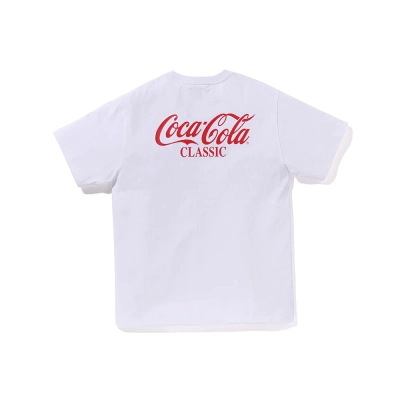 BAPE Red Black Short Sleeve T-Shirt Style 1011 02