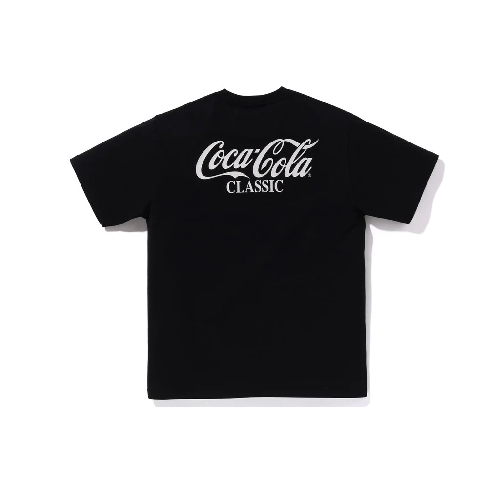 BAPE Red Black Short Sleeve T-Shirt Style 1011