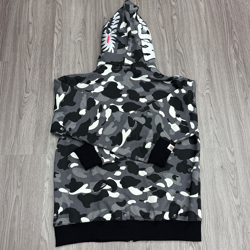BAPE Single Hood Black Hoodie Style 2352