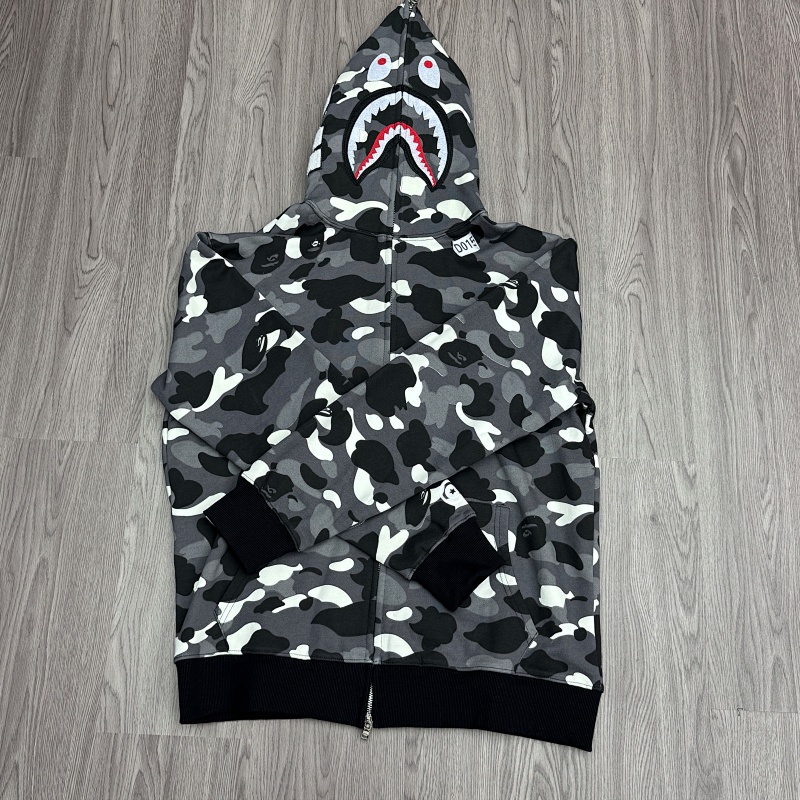 BAPE Single Hood Black Hoodie Style 2352