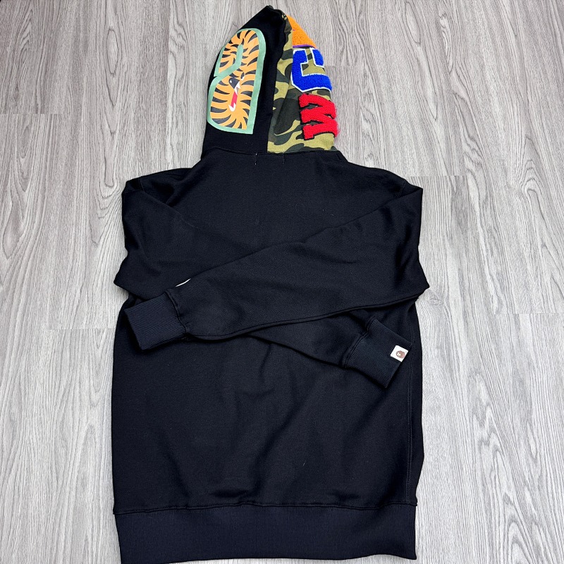 BAPE Single Hood Black Hoodie Style 803