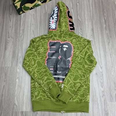 BAPE Single Hood Green Hoodie Style 431 02