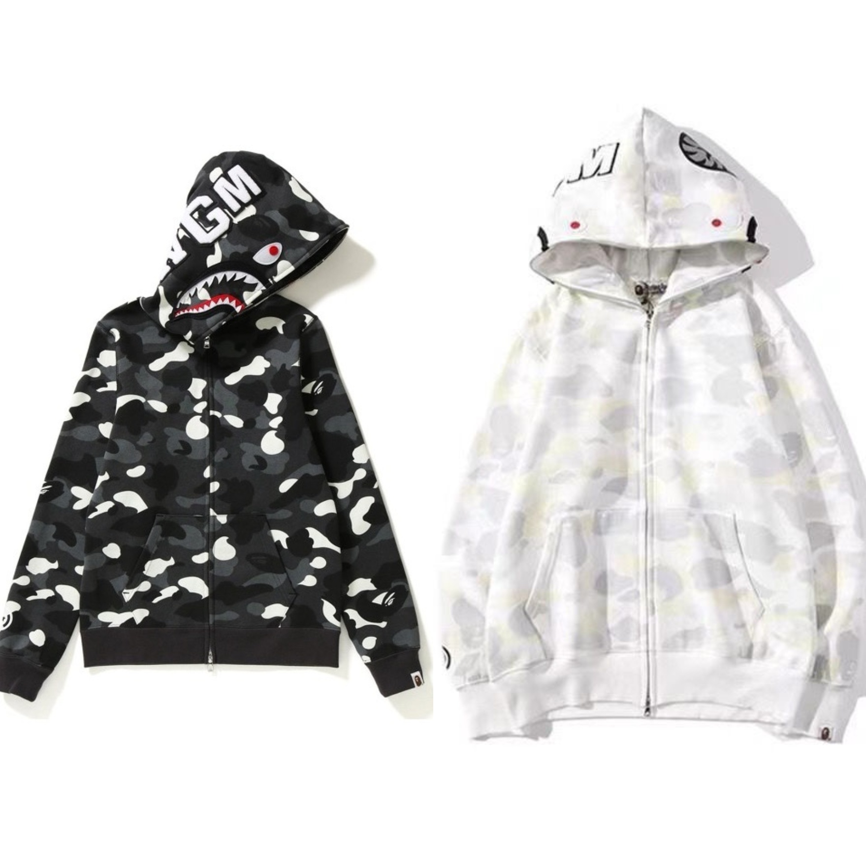 BAPE Spot Pattern Black White Short Sleeve T-Shirt Style 2352