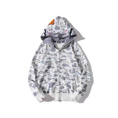 BAPE Starry Sky Double Hood Black White Hoodie Style 2266 01