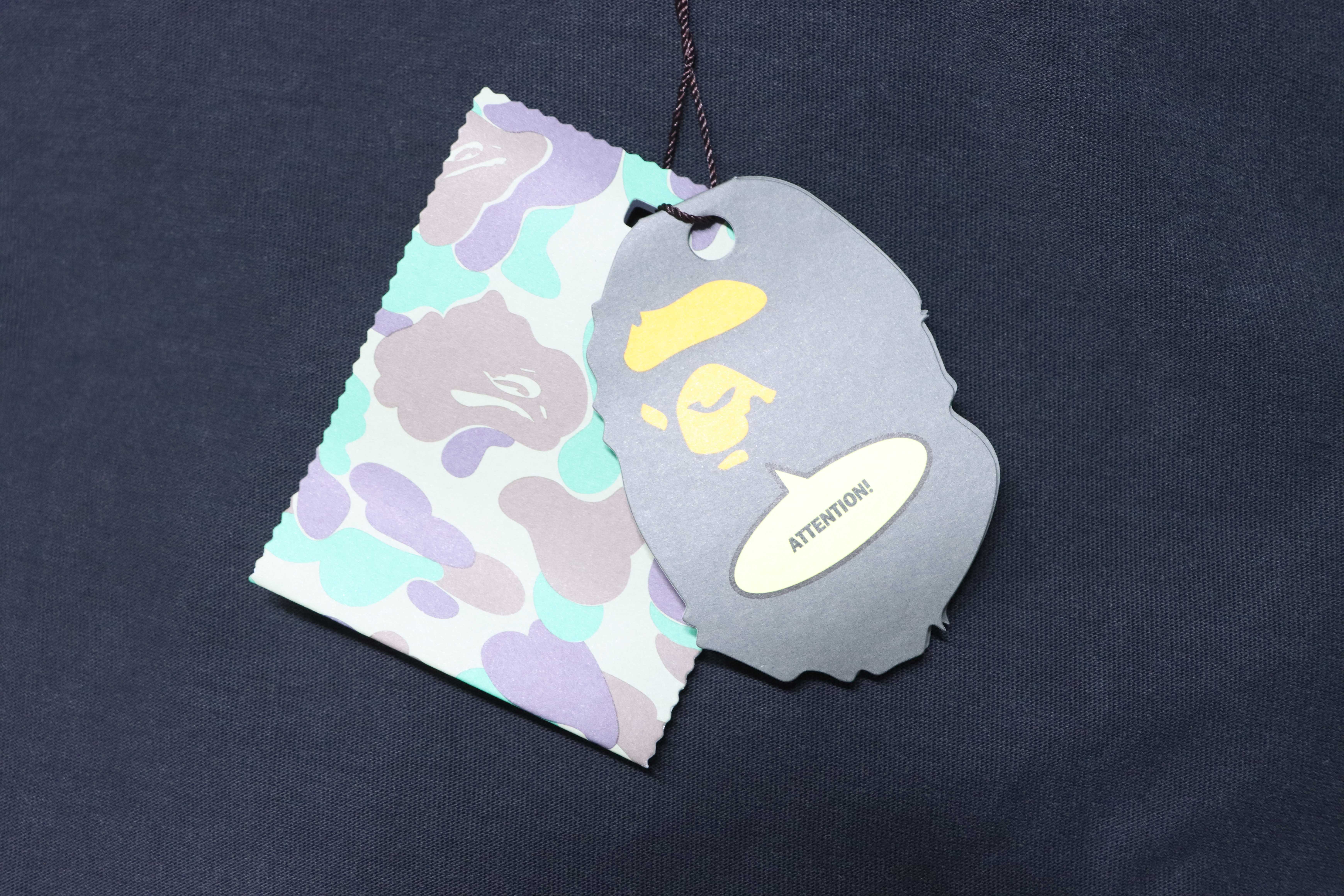 BAPE Washed Ape Head Short Sleeve T-Shirt Style 1
