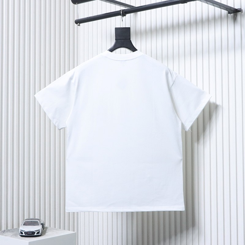 Loewe 2026SS Nine-Grid Embroidered Logo Unisex Short Sleeve T-Shirt -2