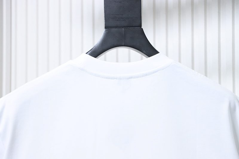 Loewe 2026SS Nine-Grid Embroidered Logo Unisex Short Sleeve T-Shirt -2