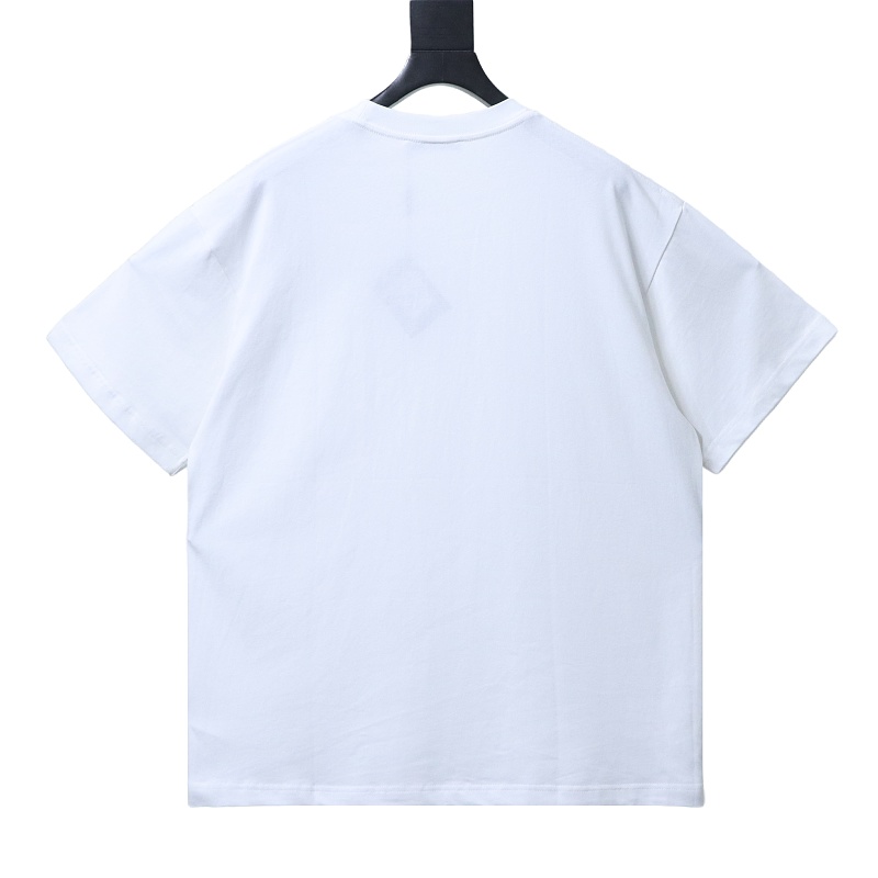 Loewe 24SS Rainbow Letter Embroidered Short Sleeve T-Shirt -1