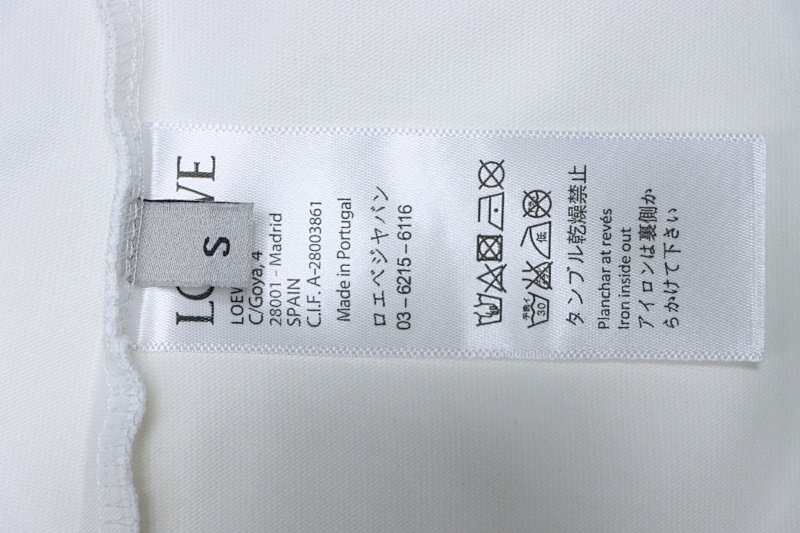 Loewe 25FW Cutout Logo Overlap Pocket Long Sleeve T-Shirt -1