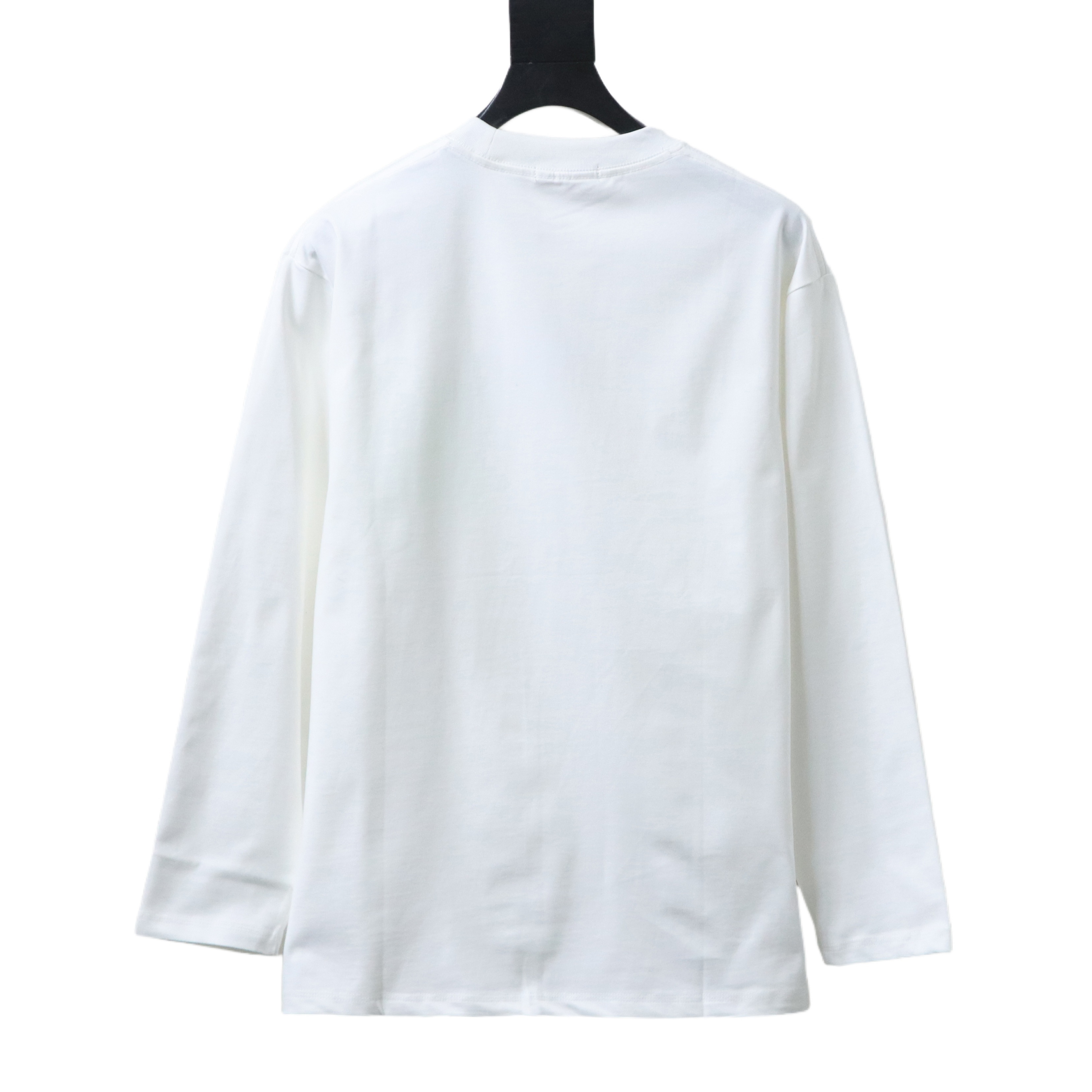 Loewe 25FW Cutout Logo Overlap Pocket Long Sleeve T-Shirt -1