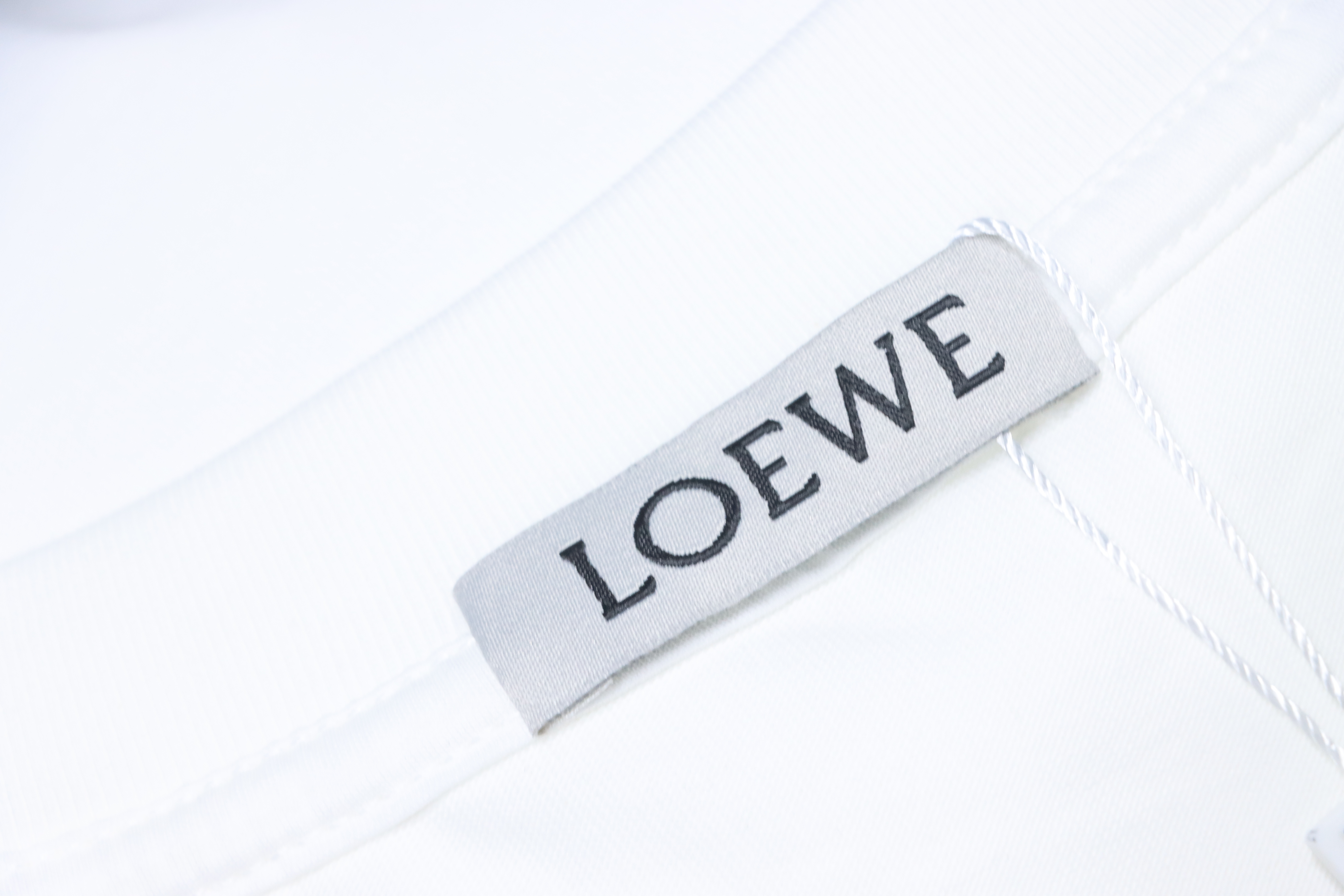 Loewe 25FW Cutout Logo Overlap Pocket Long Sleeve T-Shirt -1