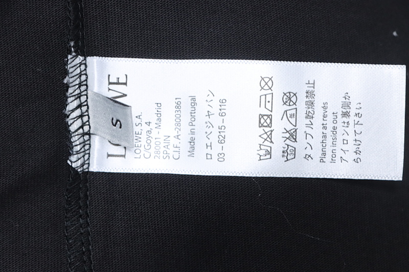 Loewe 25FW Cutout Logo Overlap Pocket Long Sleeve T-Shirt -2