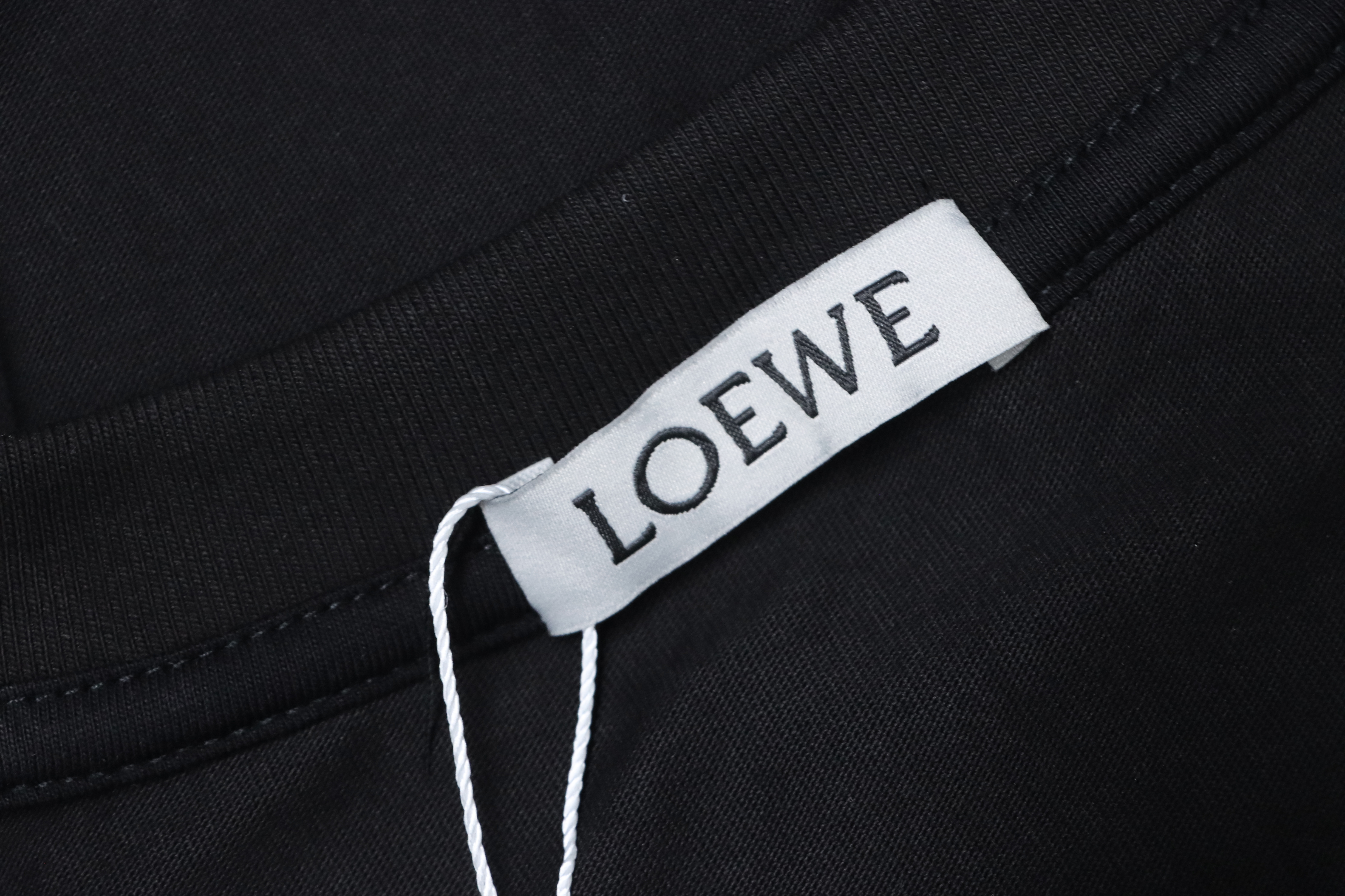 Loewe 25FW Cutout Logo Overlap Pocket Long Sleeve T-Shirt -2