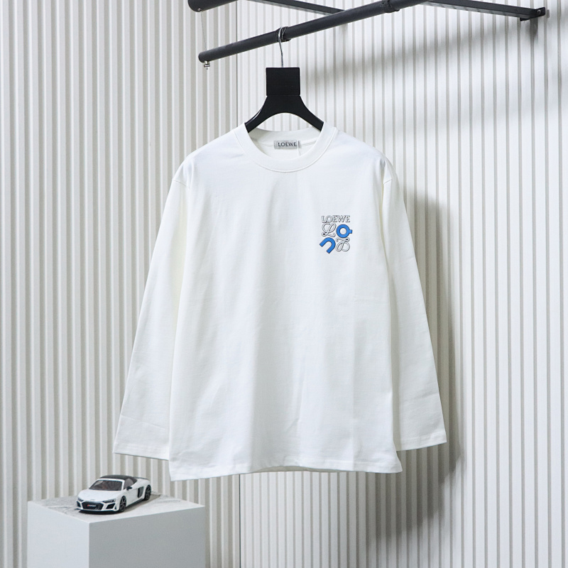Loewe 25FW x On Collaboration Logo Bonded Print Long Sleeve T-Shirt -1