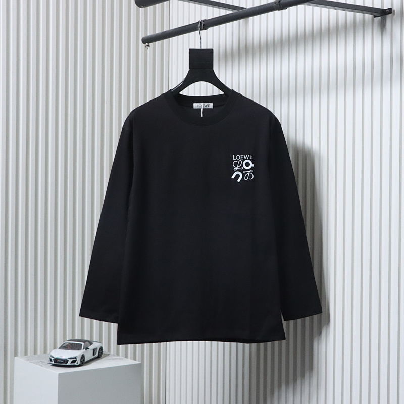 Loewe 25FW x On Collaboration Logo Bonded Print Long Sleeve T-Shirt -2