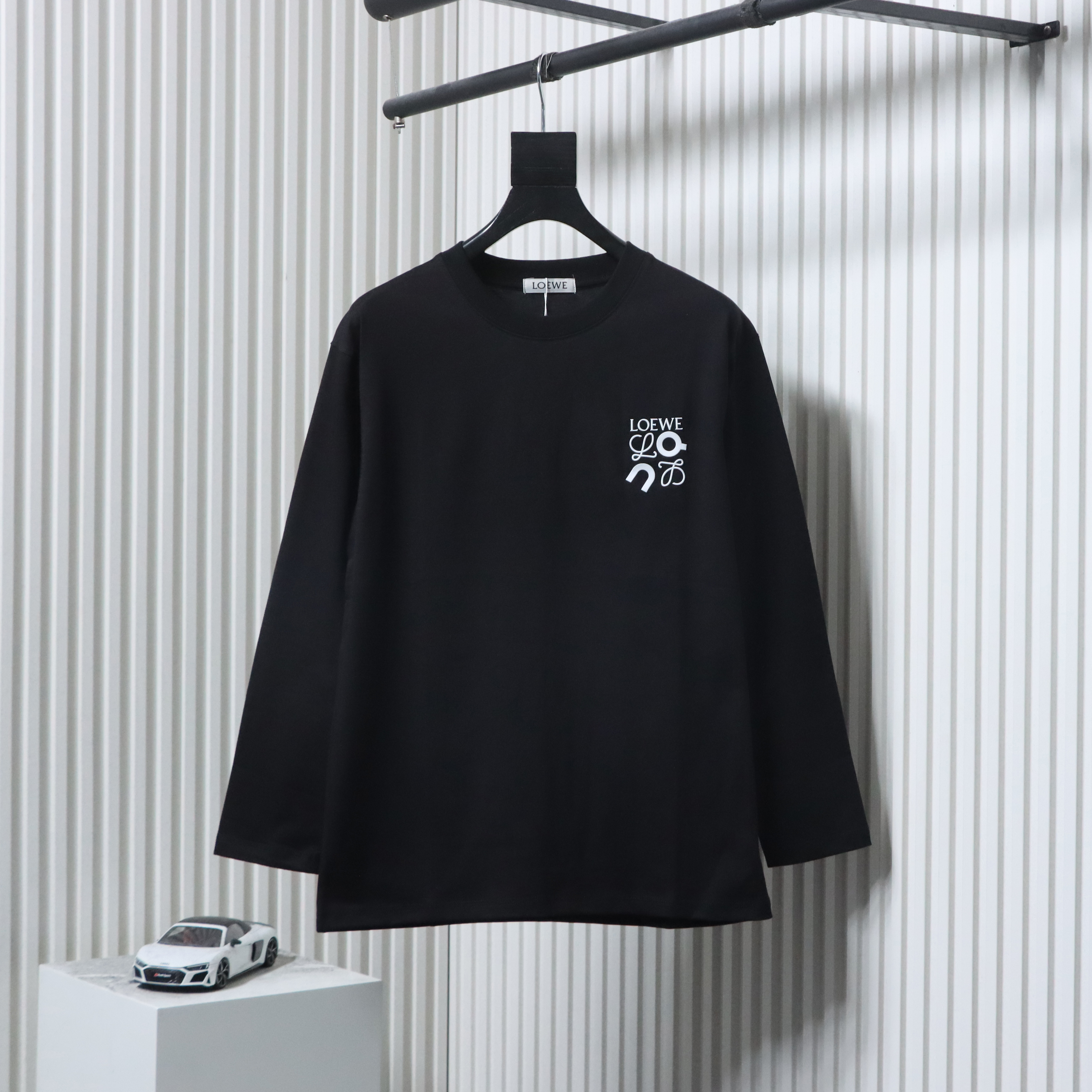Loewe 25FW x On Collaboration Logo Bonded Print Long Sleeve T-Shirt -2