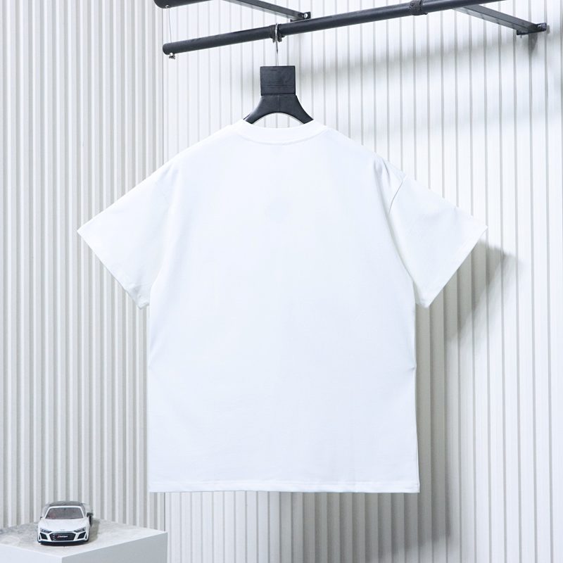 Loewe 25SS Suede Puff Print Logo Short Sleeve T-Shirt -1