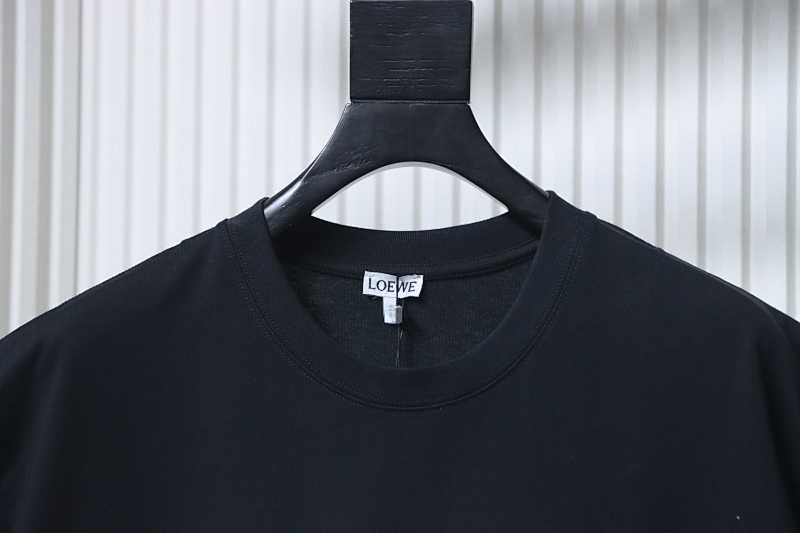Loewe 25SS Suede Puff Print Logo Short Sleeve T-Shirt -2
