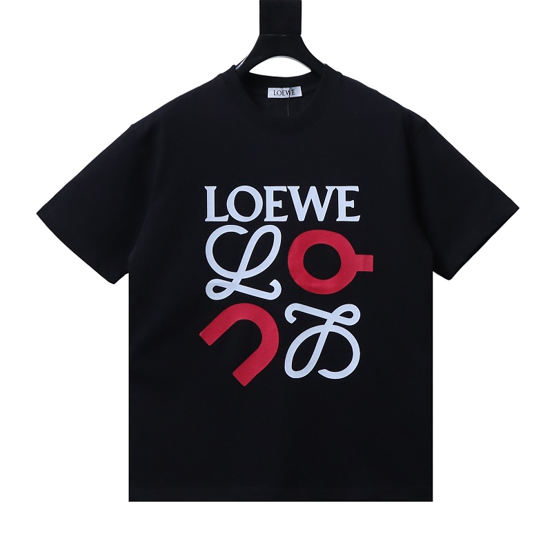 Loewe 25SS x On Collaboration Print Short Sleeve T-Shirt -1