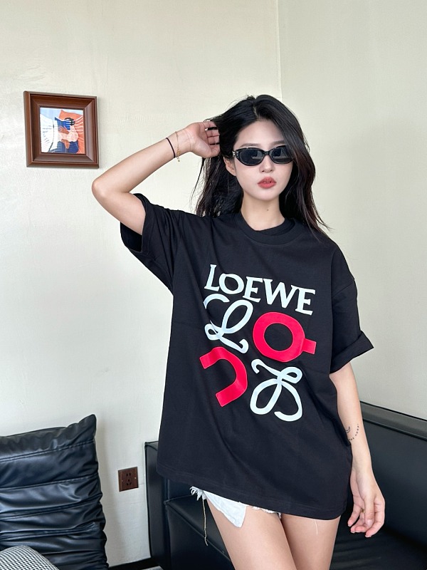 Loewe 25SS x On Collaboration Print Short Sleeve T-Shirt -1
