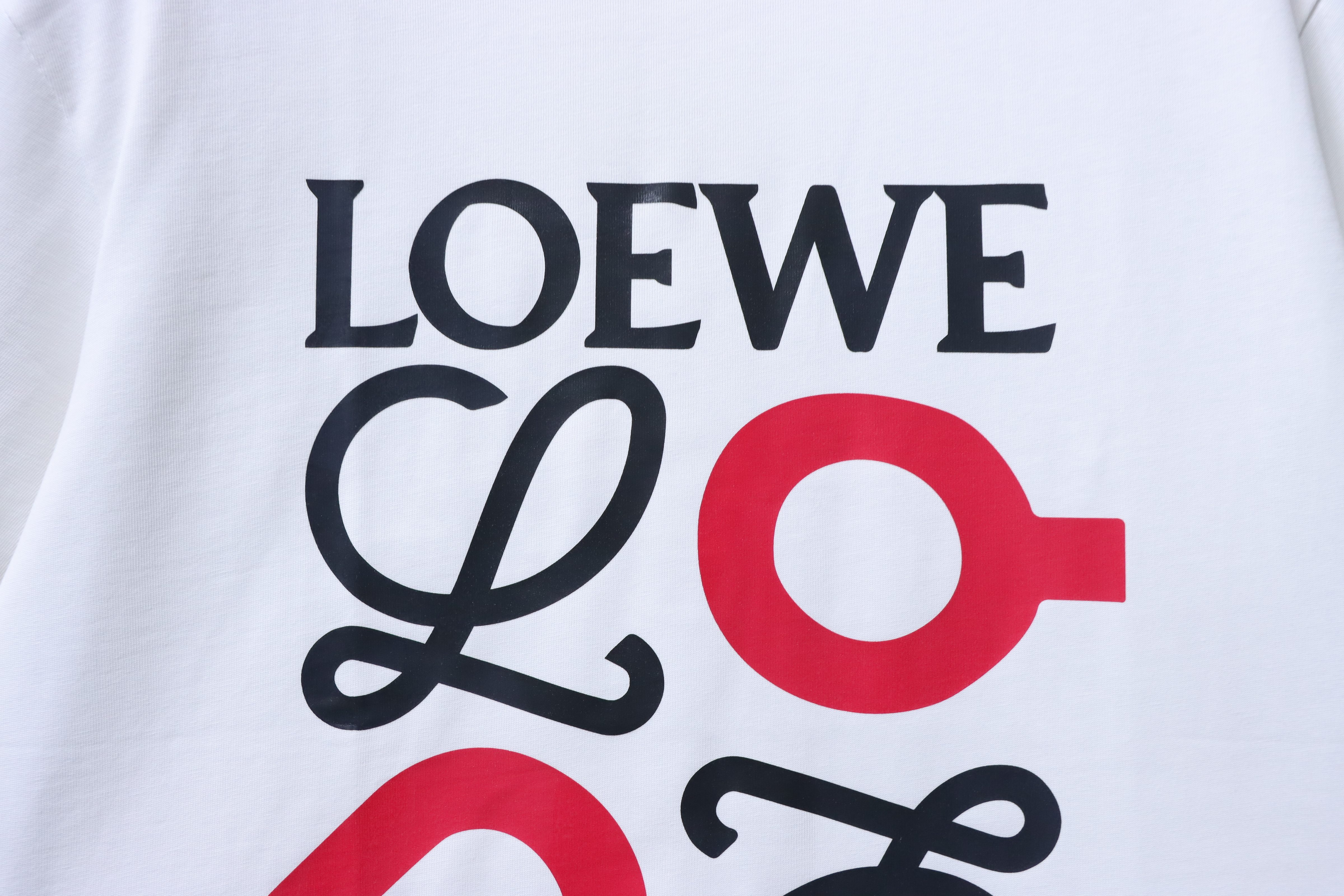 Loewe 25SS x On Collaboration Print Short Sleeve T-Shirt -2