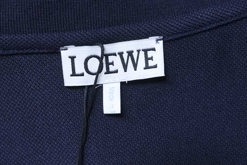 Loewe 26SS Classic Embroidered Logo Short Sleeve Polo Shirt -1