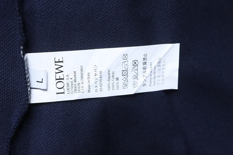 Loewe 26SS Classic Embroidered Logo Short Sleeve Polo Shirt -1