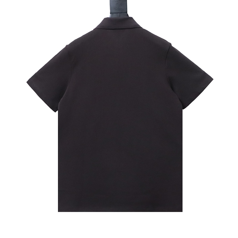 Loewe 26SS Classic Embroidered Logo Short Sleeve Polo Shirt -2