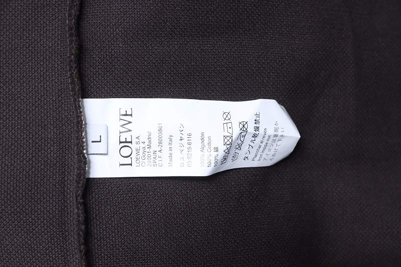 Loewe 26SS Classic Embroidered Logo Short Sleeve Polo Shirt -2