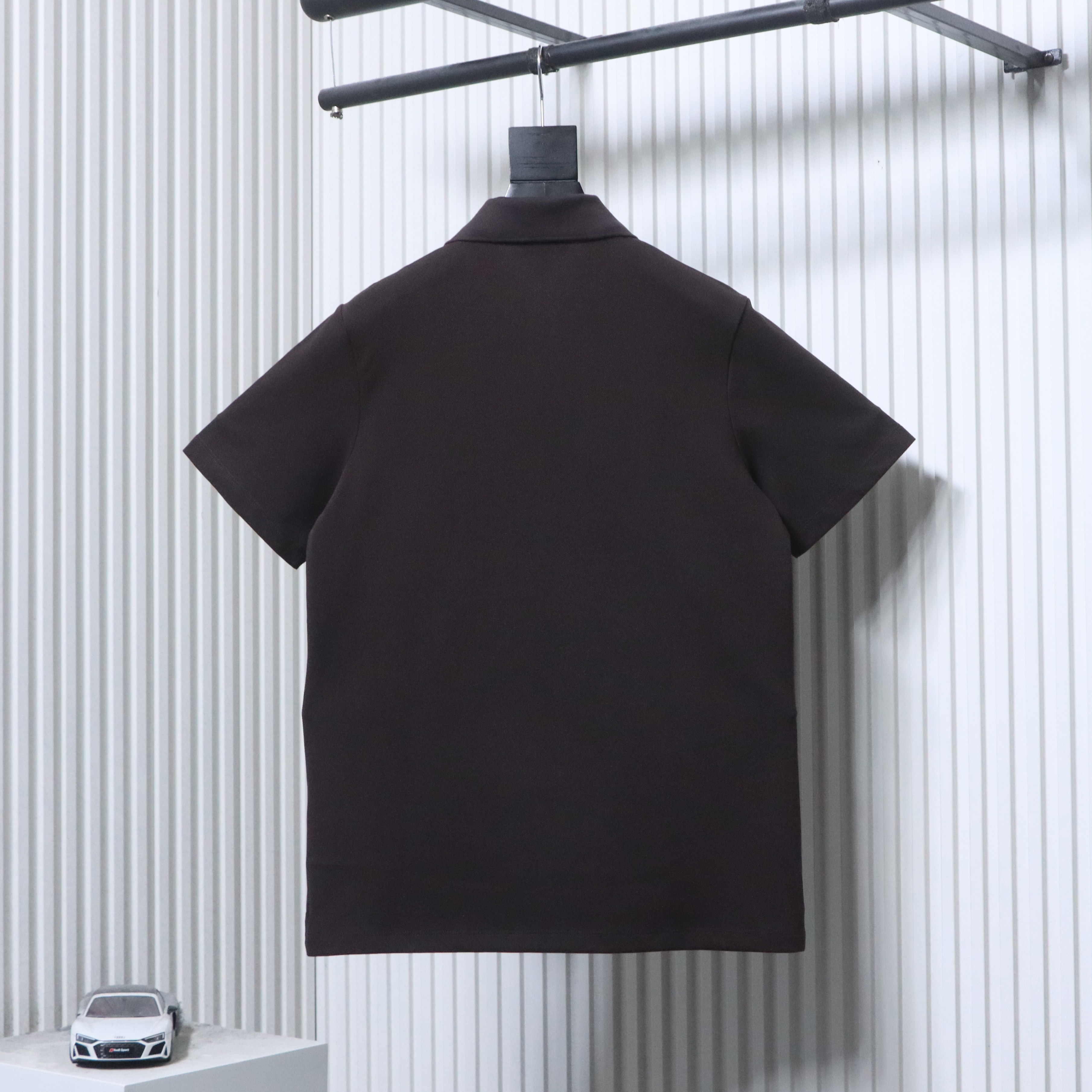 Loewe 26SS Classic Embroidered Logo Short Sleeve Polo Shirt -2