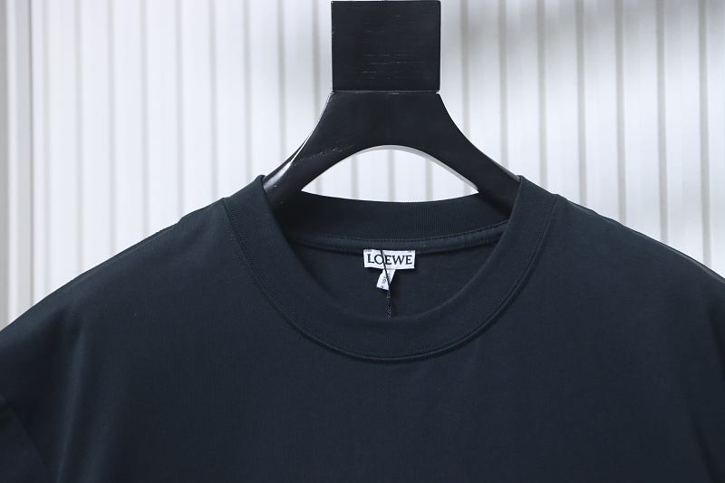 Loewe 26SS Colorful Logo Embroidered Short Sleeve T-Shirt -2