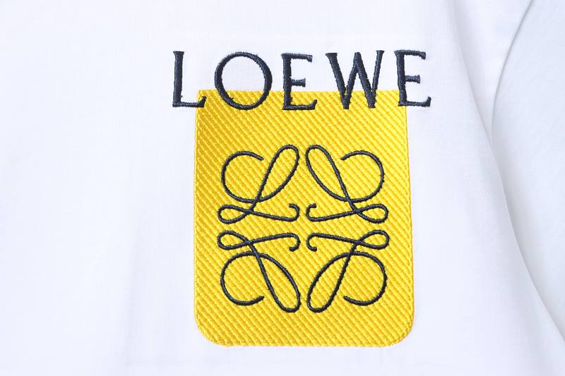 Loewe 26SS Faux Pocket Contrast Logo Short Sleeve T-Shirt -1