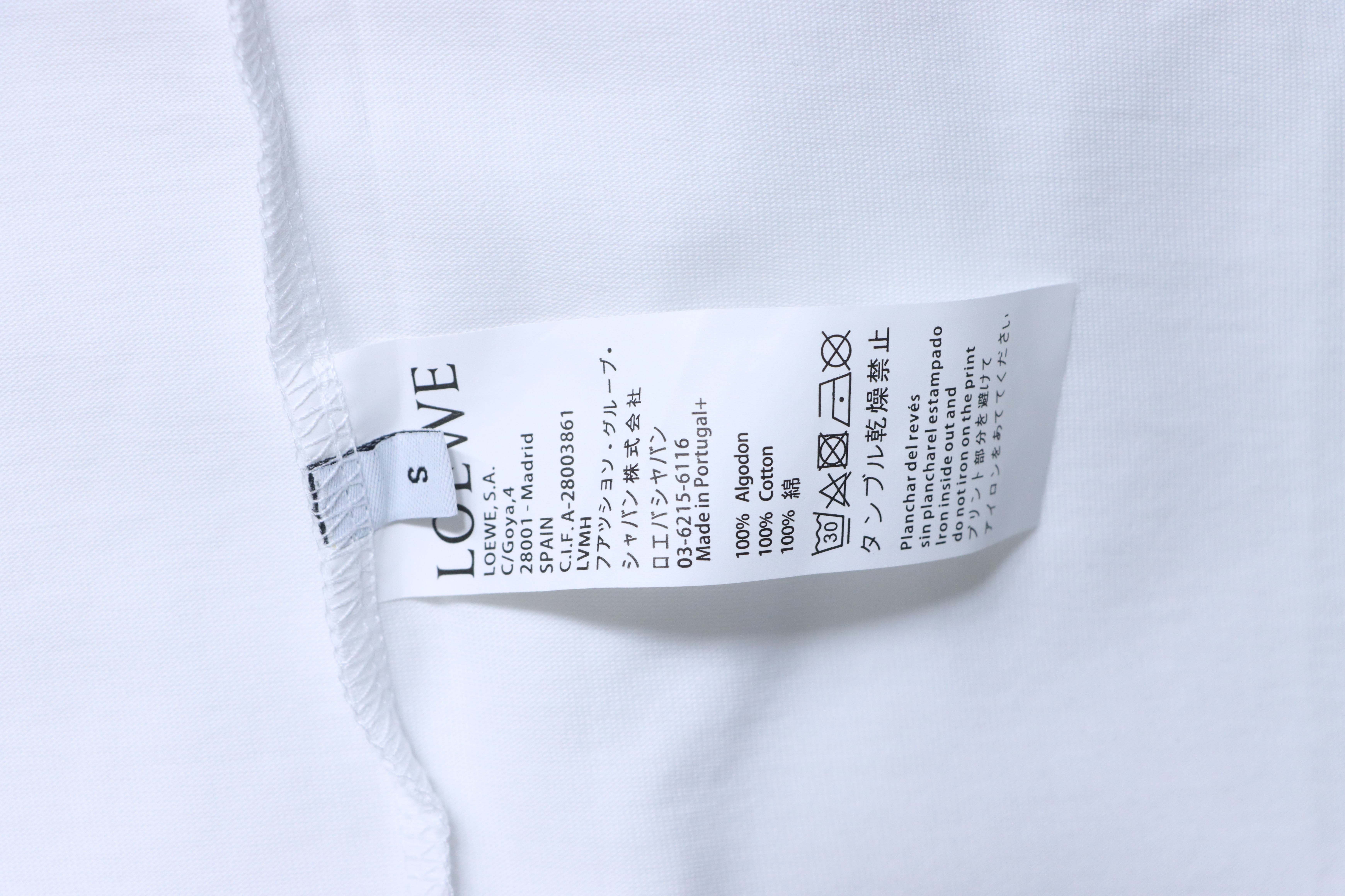Loewe 26SS Faux Pocket Contrast Logo Short Sleeve T-Shirt -1