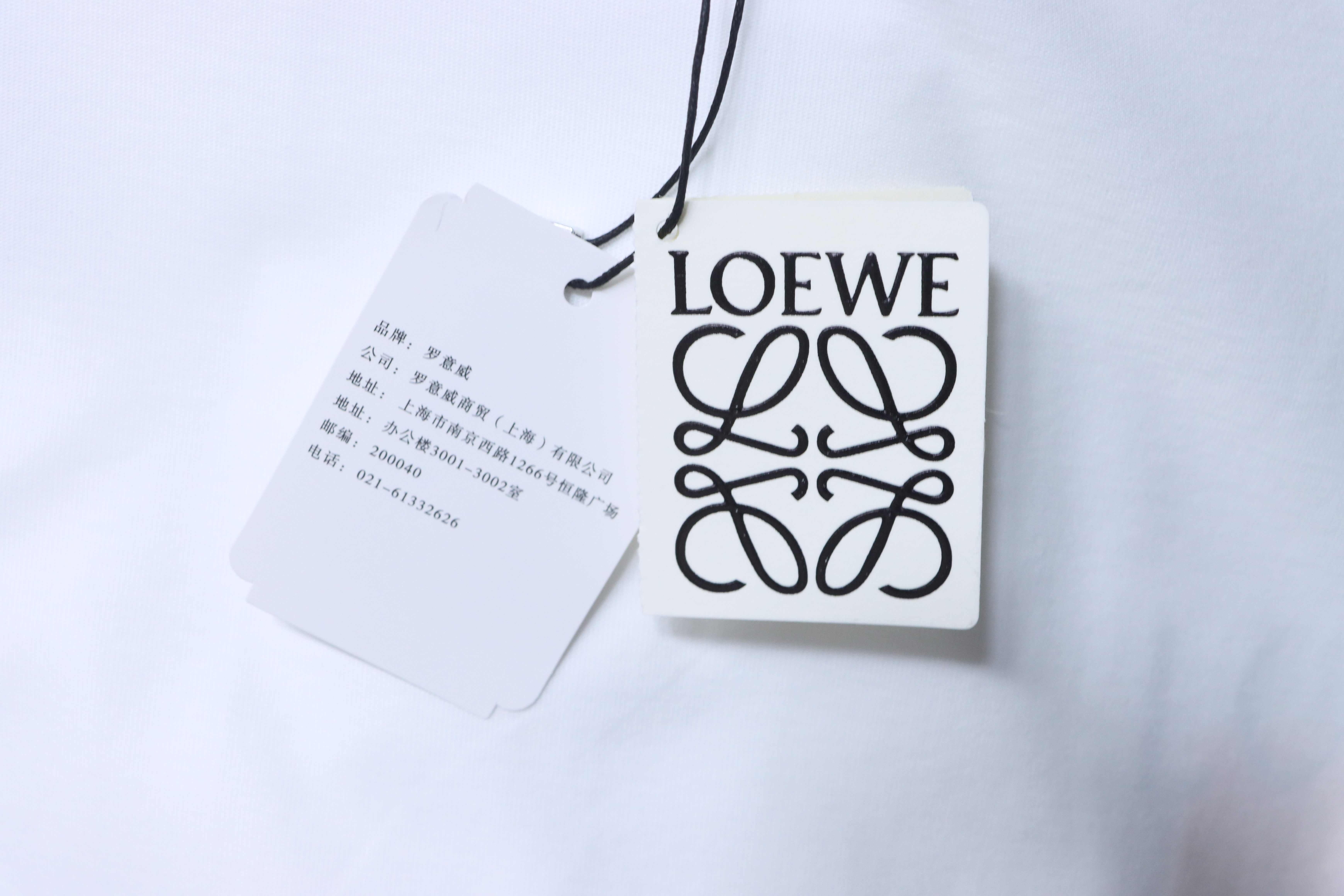 Loewe 26SS Faux Pocket Contrast Logo Short Sleeve T-Shirt -1