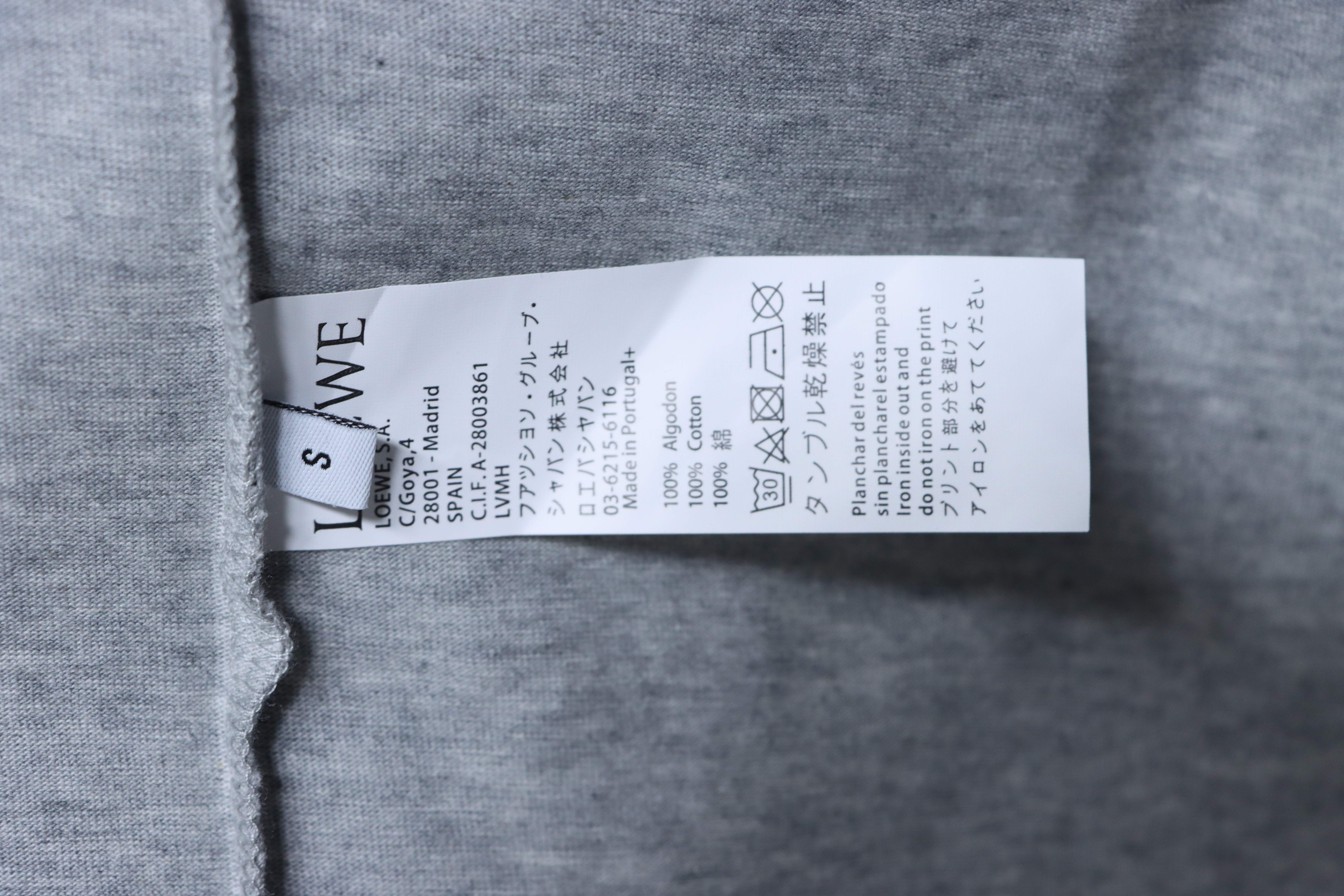Loewe 26SS Faux Pocket Contrast Logo Short Sleeve T-Shirt -2