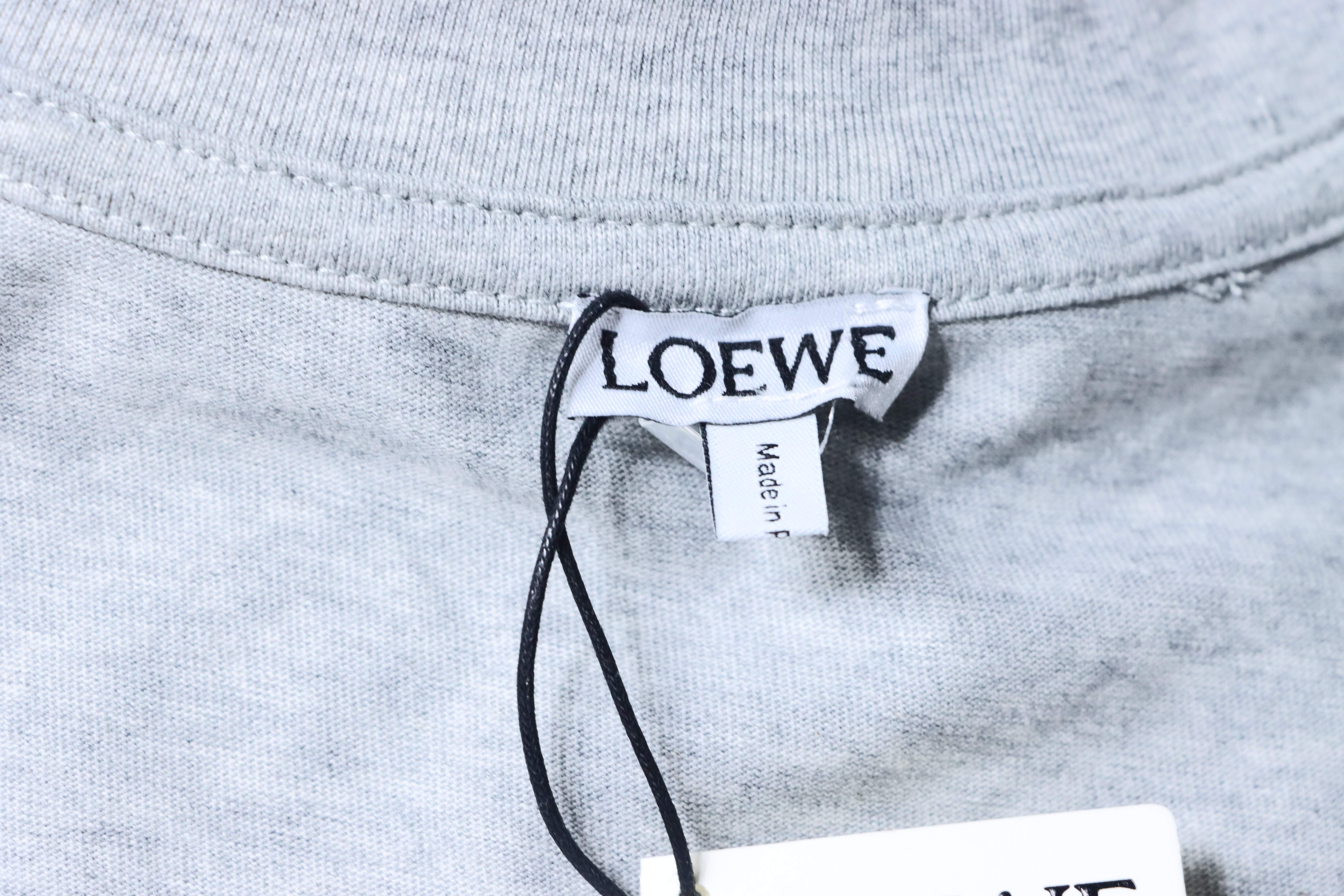 Loewe 26SS Faux Pocket Contrast Logo Short Sleeve T-Shirt -2