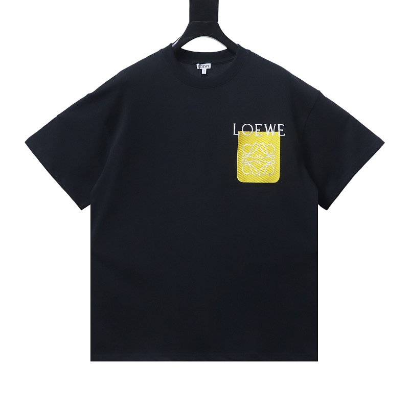 Loewe 26SS Faux Pocket Contrast Logo Short Sleeve T-Shirt -3