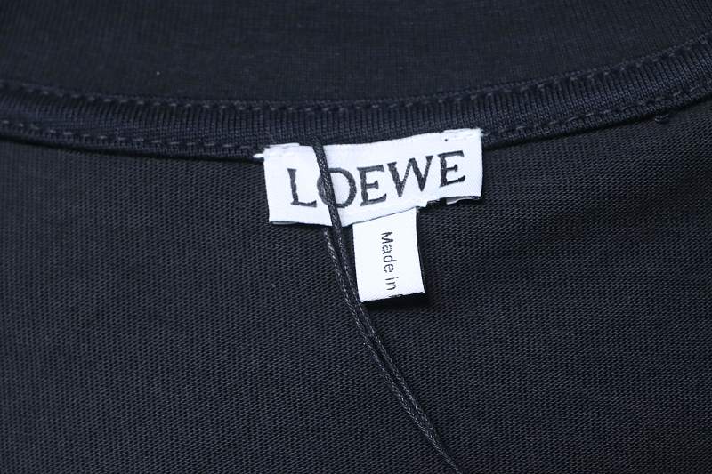 Loewe 26SS Faux Pocket Contrast Logo Short Sleeve T-Shirt -3