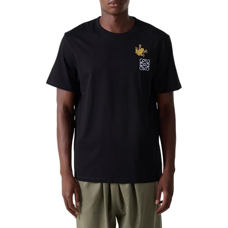 Loewe 26SS Frog Embroidered Short Sleeve T-Shirt -1