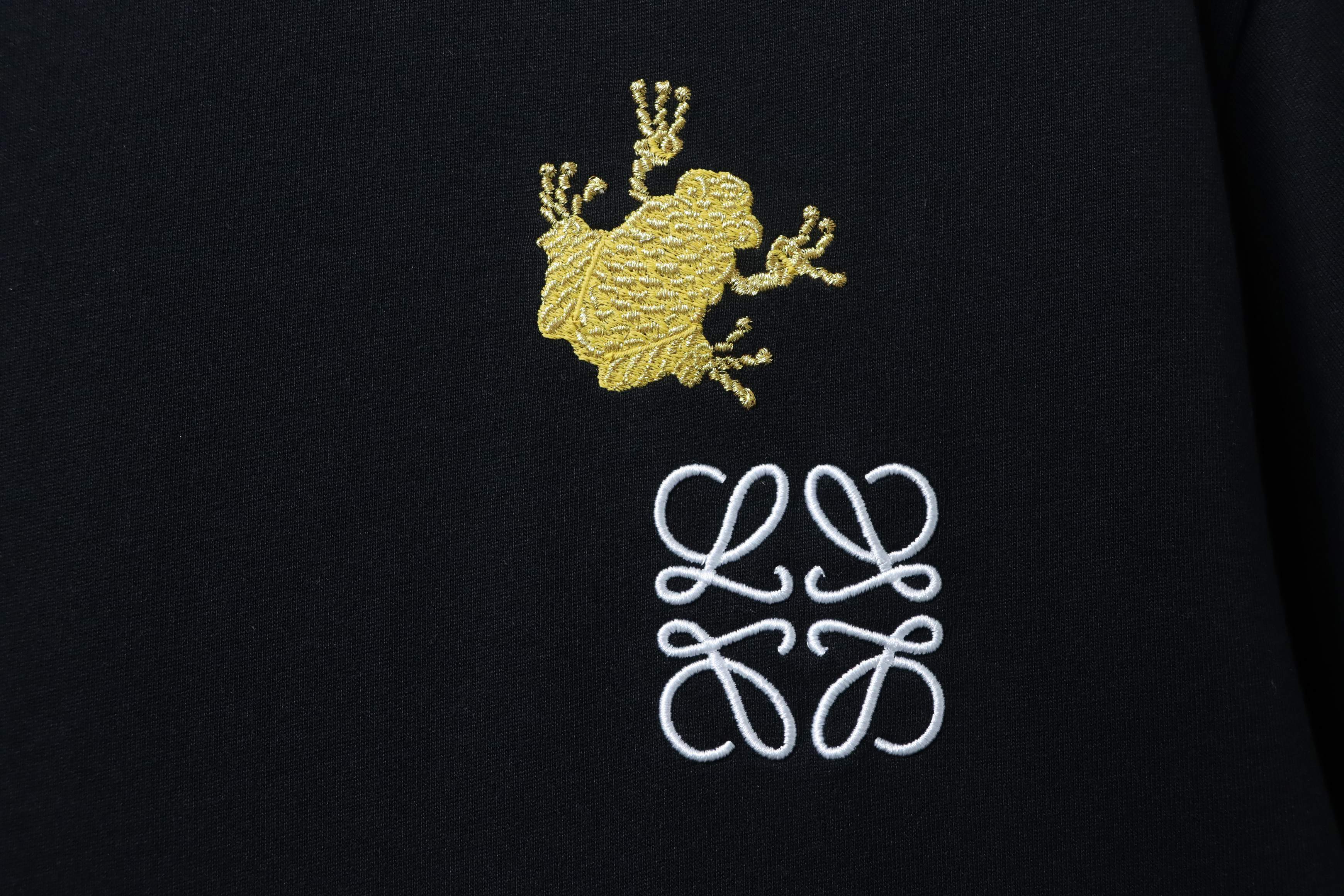 Loewe 26SS Frog Embroidered Short Sleeve T-Shirt -1