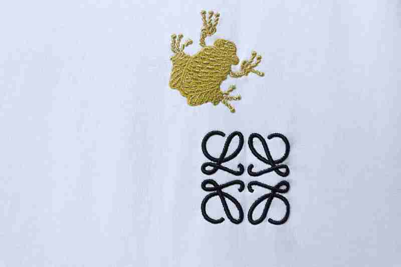 Loewe 26SS Frog Embroidered Short Sleeve T-Shirt -2