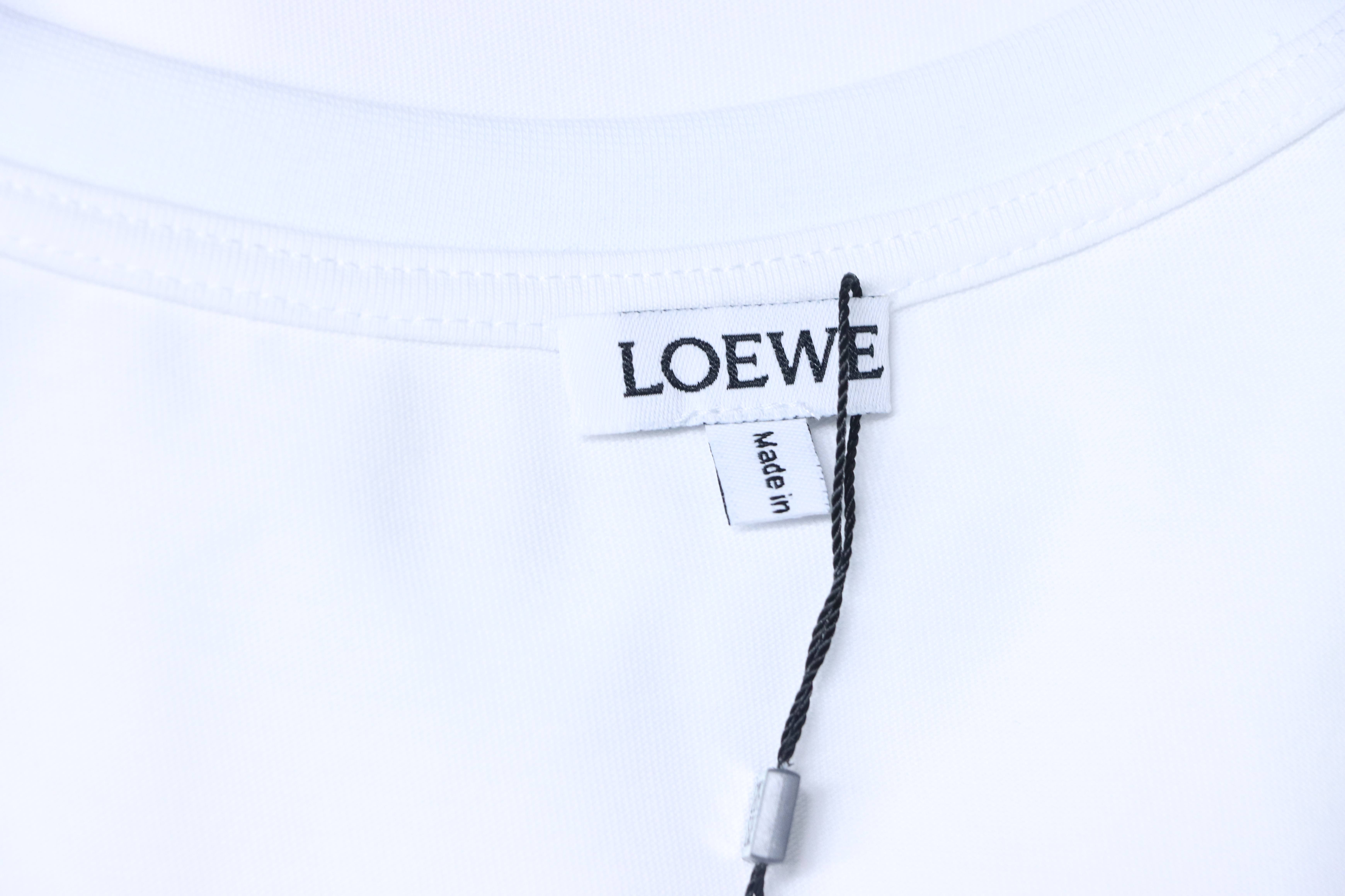 Loewe 26SS Frog Embroidered Short Sleeve T-Shirt -2
