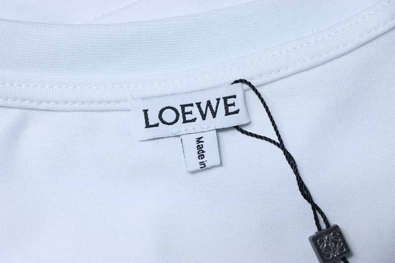 Loewe 26SS Kitten Embroidered Short Sleeve T-Shirt