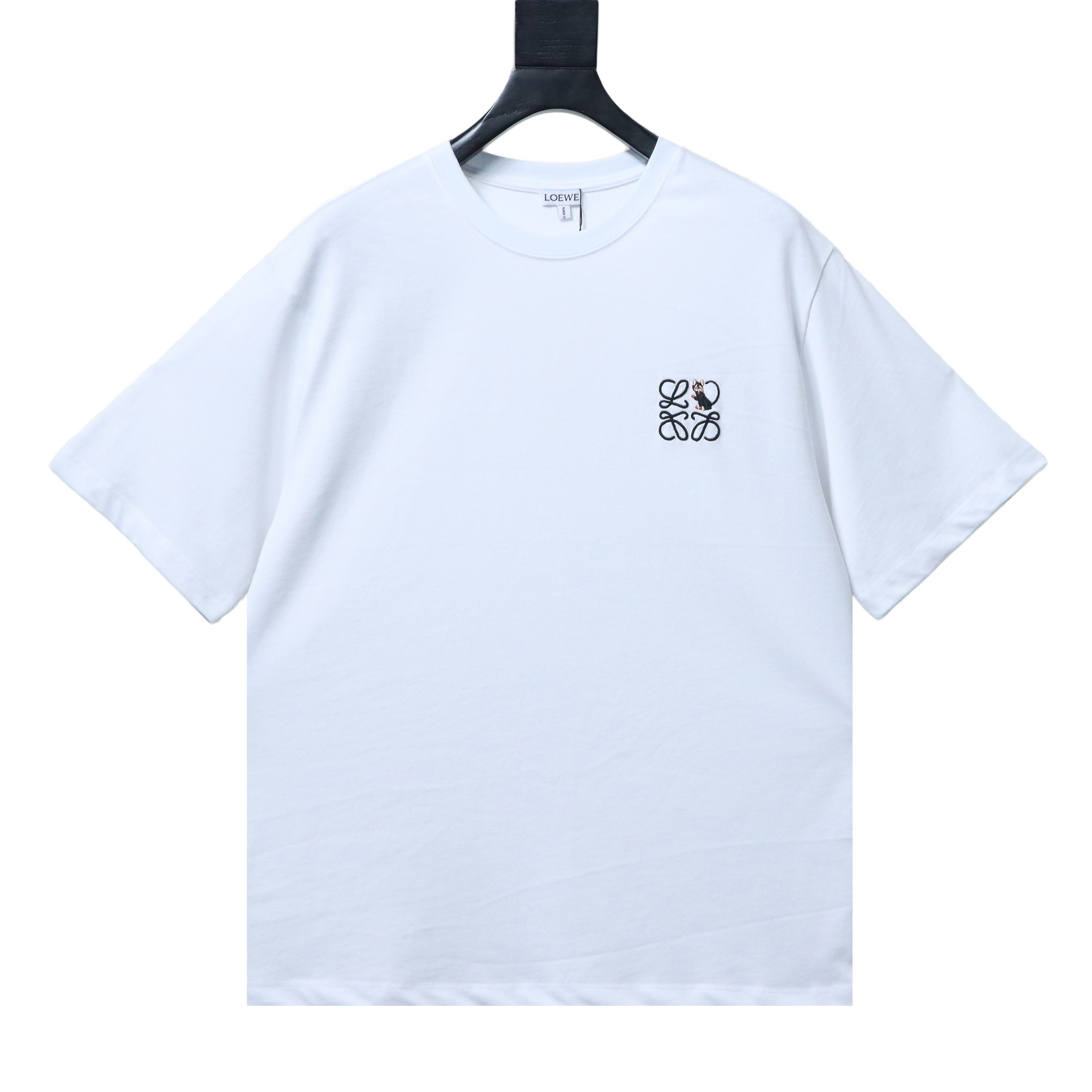 Loewe 26SS Kitten Embroidered Short Sleeve T-Shirt