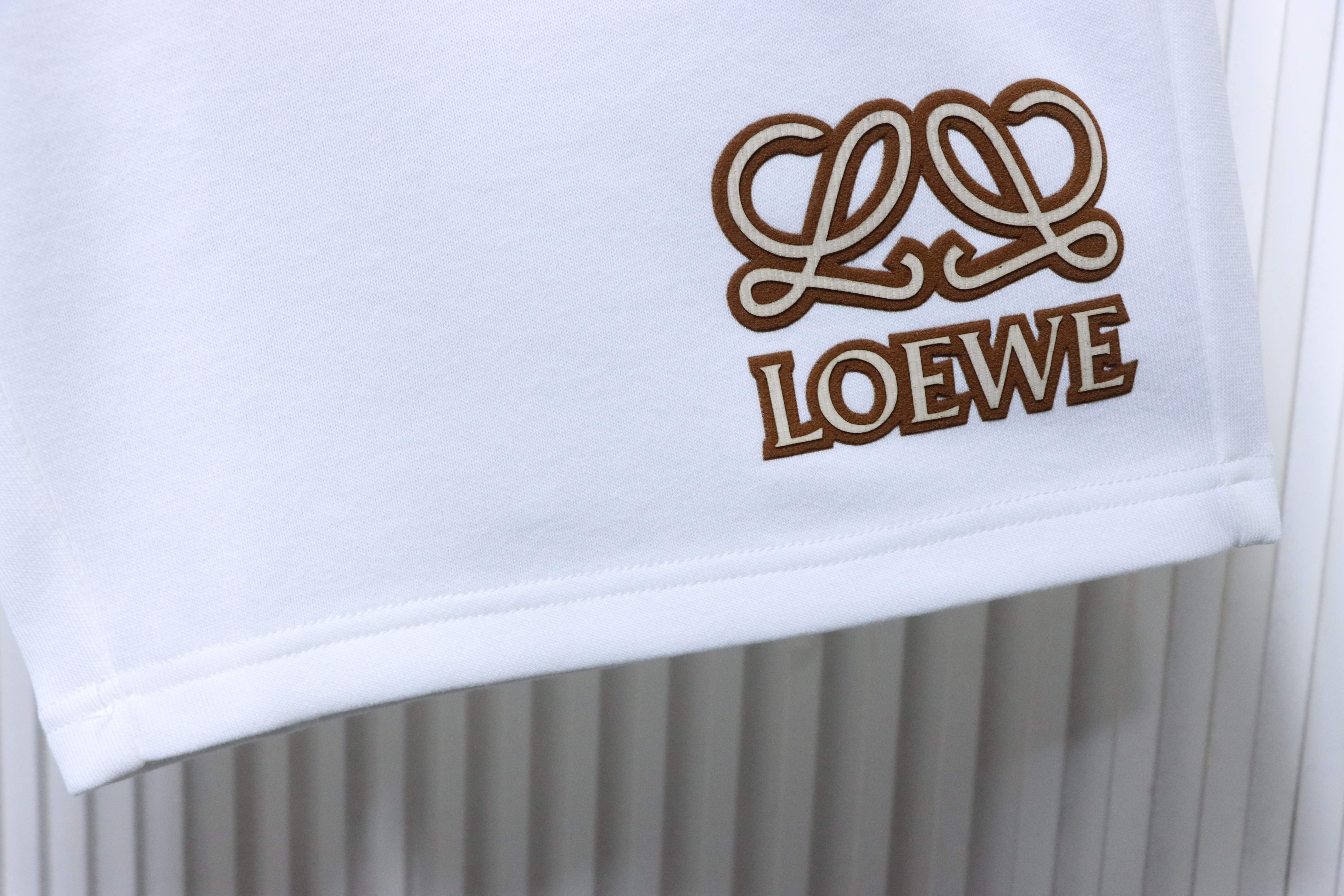 Loewe 26SS Letter Logo Print Shorts -1