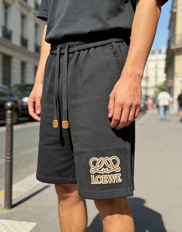 Loewe 26SS Letter Logo Print Shorts -2