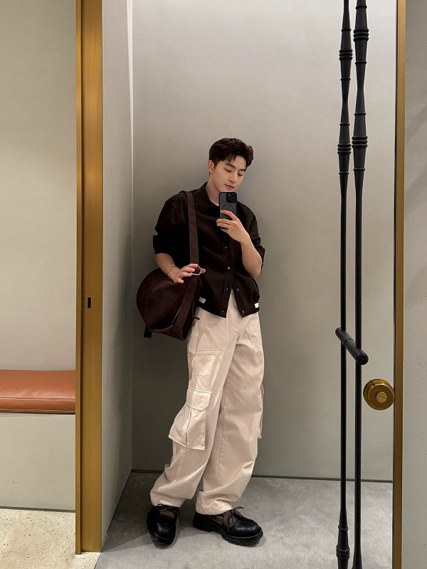 Loewe 26SS Maillard Lapel Jacket